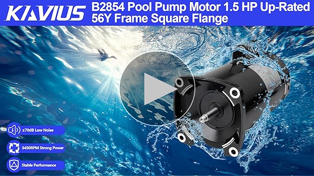 Amazon.com : KAVIUS B2854 Pool Pump Motor 1.5 HP Square